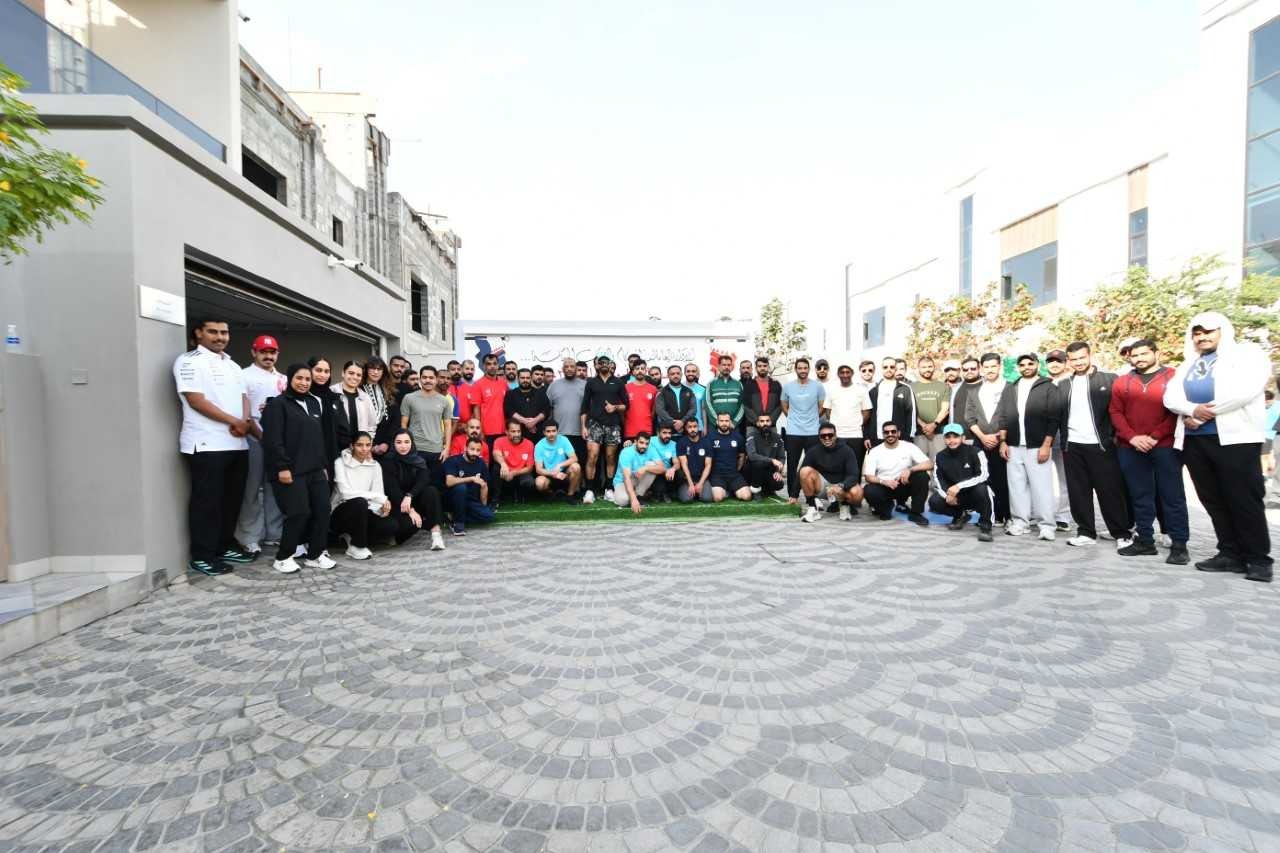 مدير عام تنفيذ الأحكام والعقوبات البديلة يشهد فعالية رياضية بمناسبة اليوم الرياضي لمملكة البحرين بمجمع السجون المفتوحة<